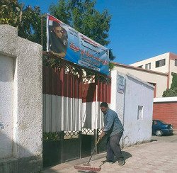 حملات مكثفة للنظافة بمحيط المدارس في المنيا