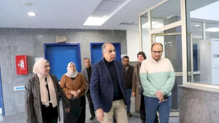 محافظ المنيا يتفقد إنشاءات وحدة طب الأسرة بالمعصرة في مركز ملوي