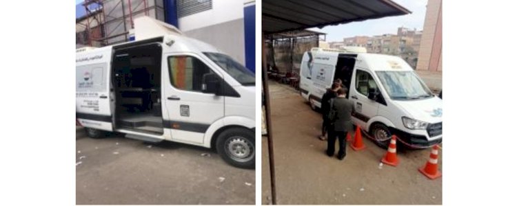 إيفاد القوافل المجهزة فنياً  لحصول المواطنين على الخدمات الشرطية بمختلف المحافظات