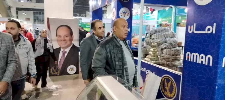 أيمن العشري يتفقد معرض  اهلا رمضان للاطمئنان علي الترتيبات النهائية