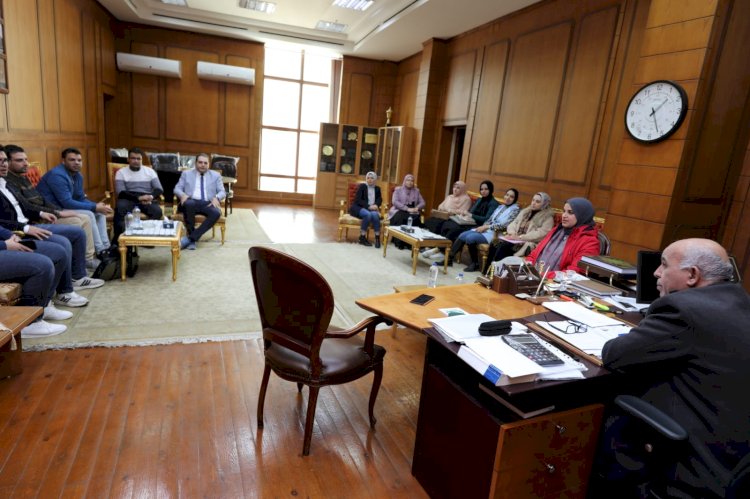 إنعقاد اجتماع بوحدة رعاية المبعوثين بجامعة كفر الشيخ للوقوف علي أخر المستجدات