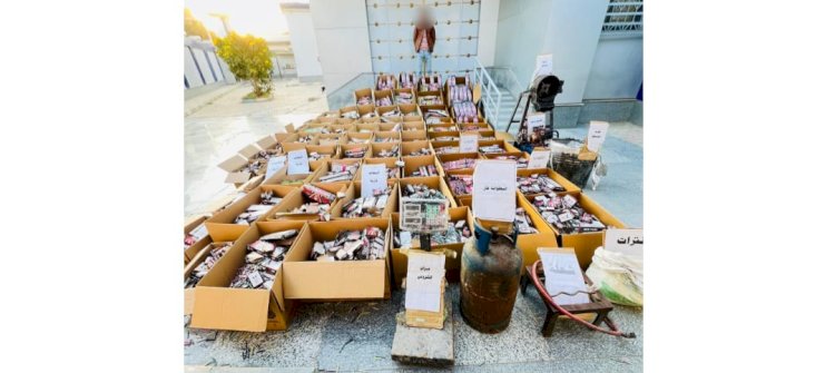 ضبط صاحب ورشة لتصنيع الألعاب النارية  بالفيوم