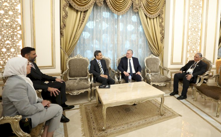 وزير البترول يلتقي وفد شركة هني ويل العالمية الرائدة في مجال التكنولوجيا