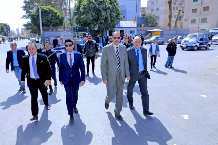 محافظ سوهاج يتفقد عددا من المواقع بمدينة ناصر