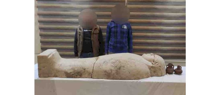 ضبط قطع اثرية تعود للعصرين اليونانى والرومانى الإسلامى بسوهاج