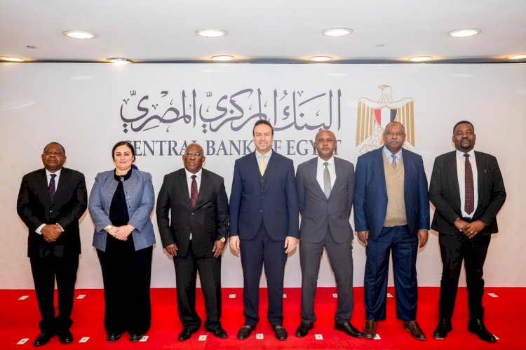 البنك المركزي المصري يستقبل وفدًا من نظيره التنزاني