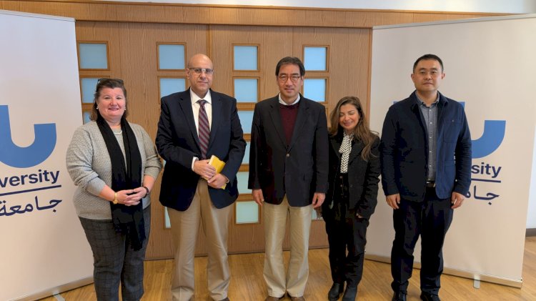 جامعة النيل تستقبل وفدًا من Peking University لبحث التعاون الأكاديمي بين الجامعتين