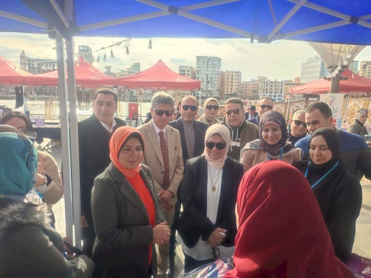 افتتاح معرض أيادي مصر دمياط لدعم الحرف التراثية وتعزيز التنمية المستدامة