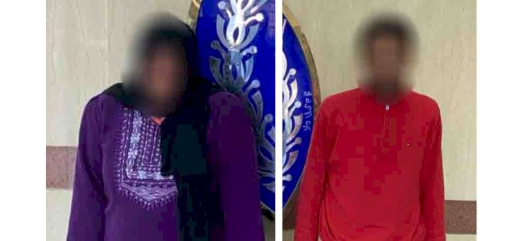 ضبط المتهمة بإستغلال الاطفال في بيع المناديل