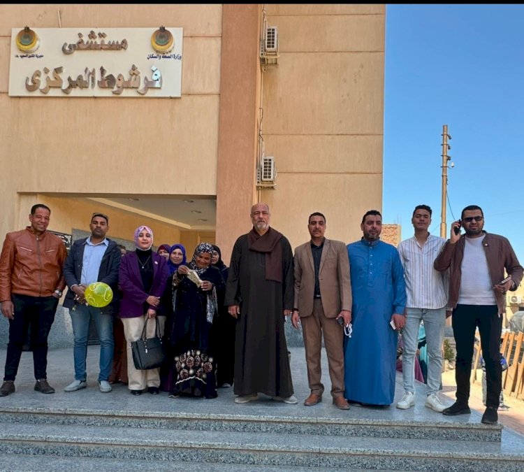 حزب الريادة يرسم الفرحة على وجوه الأطفال بمستشفيات فرشوط ونجع حمادى