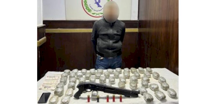 ضبط عاطل  وبحوزته كمية من المواد المخدرة بقصد الإتجار