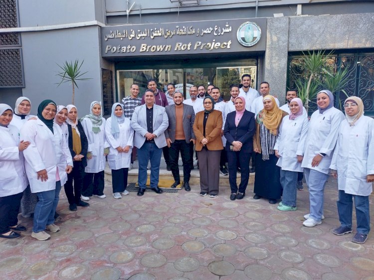 الزراعة تستعرض أبرز أنشطة مكافحة العفن البني في البطاطس  فبراير الماضي