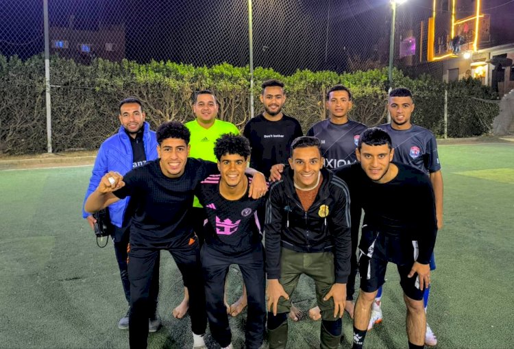 فريق الاحايوة شرق يتغلب علي السلاموني ٢/٣ في الدورة الرمضانية بسوهاج