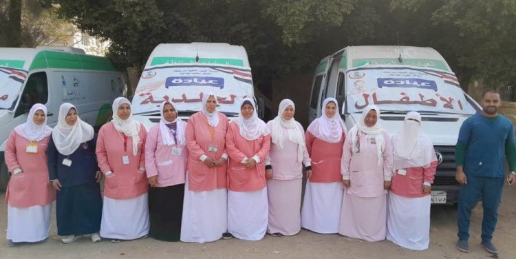 محافظ بنى سويف: توقيع الكشف وتوفيرالعلاج لـ 1485حالة بقافلة طبية مجانية