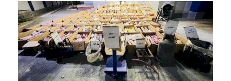 ضبط ورشتين لتصنيع الالعاب النارية بالفيوم