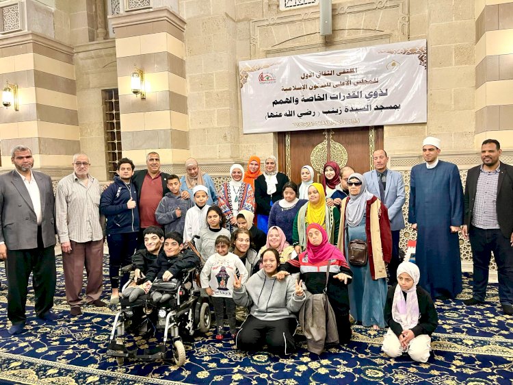 القدرات الإبداعية لذوي الهمم في الملتقي الثقافي بمسجد السيدة زينب