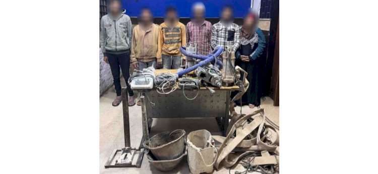 ضبط 6 أشخاص اثناء قيامهم بالتنقيب عن الأثار بالقاهرة
