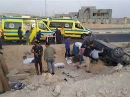 إصابة 3 أشخاص في حادث انقلاب سيارة ملاكي بالمنيا