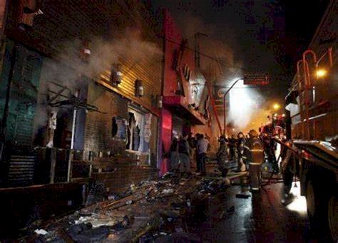 مقتل 50 شخصًا في حريق ملهى ليلي بمقدونيا