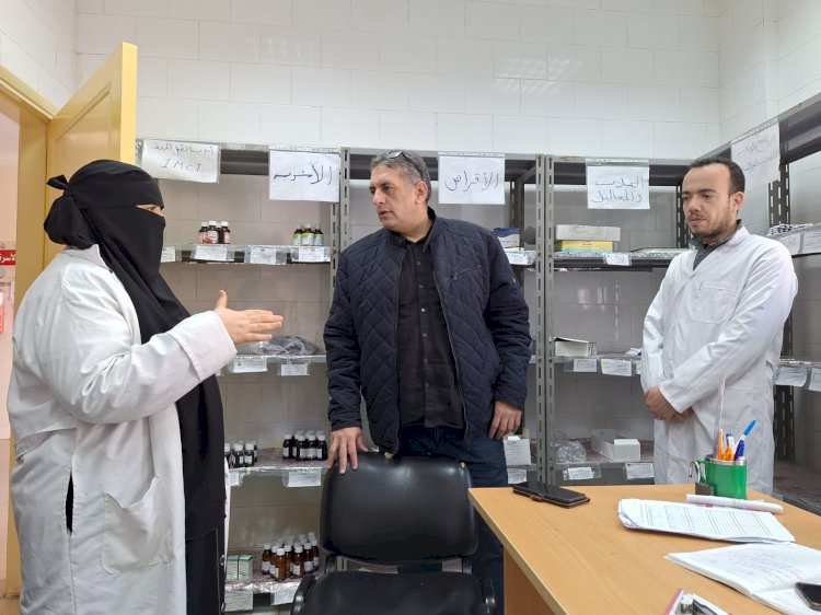 وكيل وزارة الصحة بكفر الشيخ يتفقد وحدة طب الأسرة بالقصابي