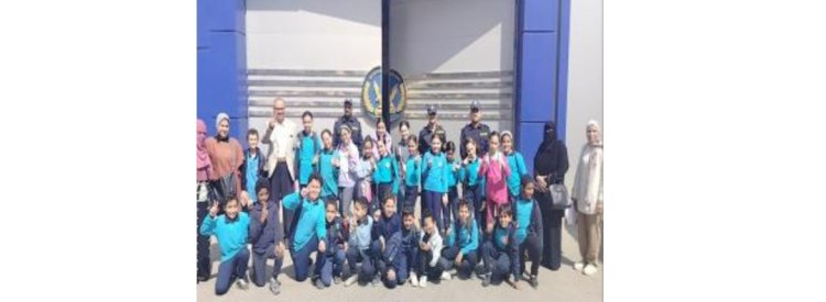 الطلبة زاروا الحماية المدنية ببني سويف