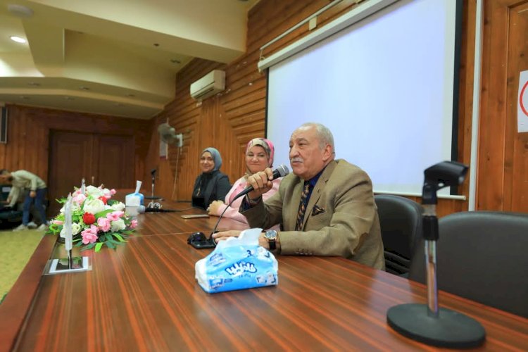 ندوة عن التطوع في زمن حروب الجيل الرابع بكلية التربية الرياضية  بجامعة كفر الشيخ