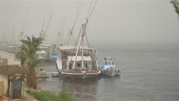 إغلاق حركة الملاحة النهرية فى أسوان بسبب الأحوال الجوية