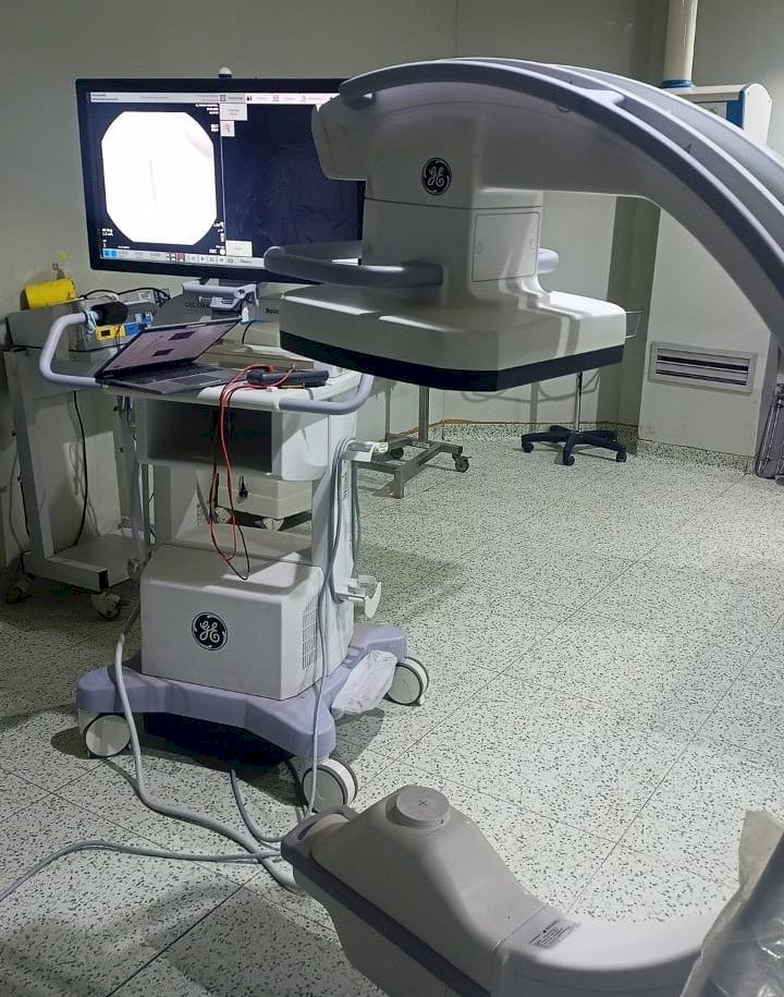 دعم مستشفى الفشن المركزي ببني سويف بجهاز أشعة عمليات "  C-Arm 2k"