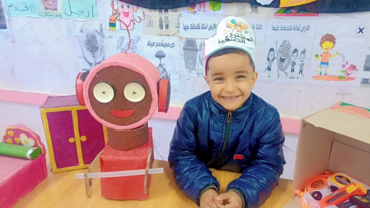 إعلان نتيجة مسابقة الطفل المبدع " المخترع الصغير " برياض أطفال تعليم أبوتشت
