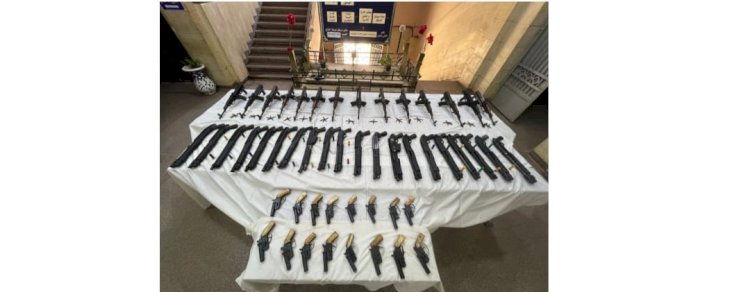 جهود امنية تسفر عن ضبط قضايا مخدرات واسلحة بعدد من المديريات