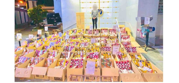 ضبط عامل بالفيوم لقيامه بتصنيع الألعاب النارية وبحوزته 3,5 مليون قطعة