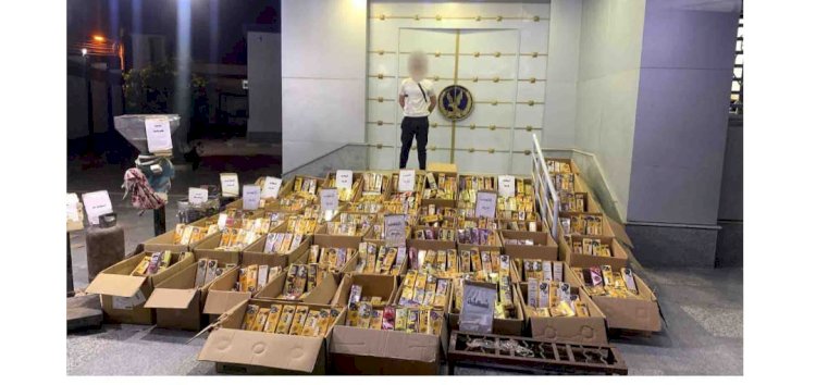 ضبط عامل بالفيوم لقيامه بإدارة ورشة لتصنيع الألعاب النارية