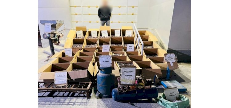 ضبط عامل لقيامه بإدارة ورشة لتصنيع الألعاب النارية بالفيوم