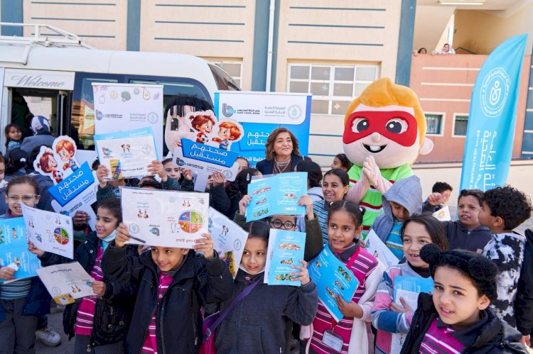 بنك قناة السويس يطلق قوافل طبية لفحص 5000 طالب ضمن مُبادرة "صحتهم مستقبلهم"