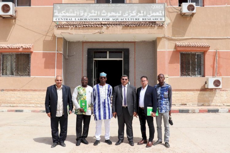 وفد جامعة نازي بوني بجمهورية بوركينا فاسو في ضيافة المركزي لبحوث الثروة السمكية