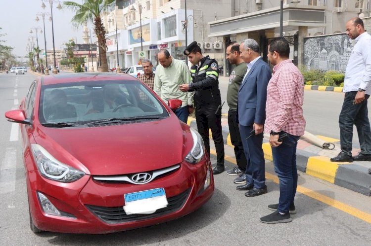 سكرتير مساعد بني سويف يجتمع بأعضاء لجنة فحص سيارات ذوي الإعاقة