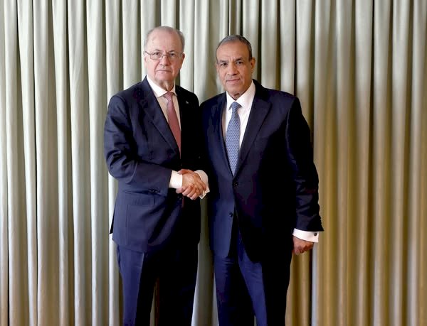 وزير الخارجية يلتقي رئيس الوزراء وزير خارجية فلسطين