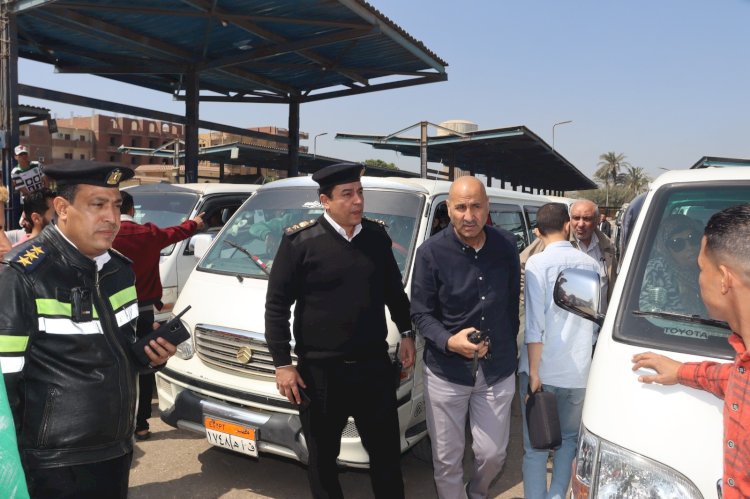 سكرتير عام بني سويف يتابع انتظام الخدمة بمواقف السيارات بمدن  بني سويف وببا