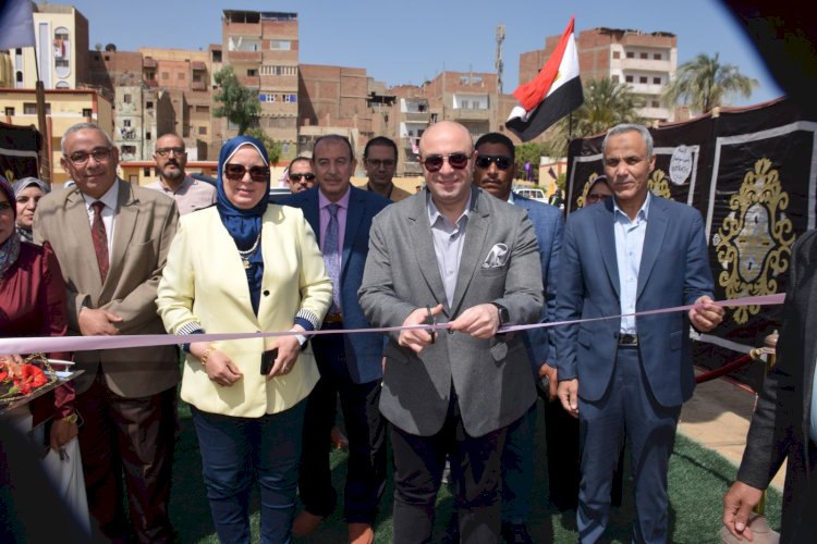 محافظ بني سويف يفتتح المعرض السنوي لمنتجات التعليم الفني