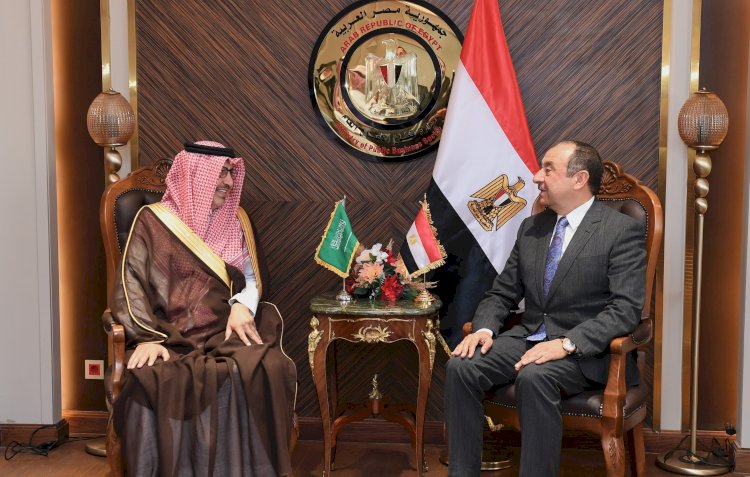 وزير قطاع الأعمال العام يستقبل سفير السعودية بالقاهرة لبحث تعزيز التعاون