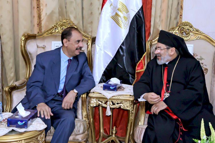 سراج يزور المطرانيات لتقديم التهنئة للأخوة الأقباط بمناسبة عيد القيامة
