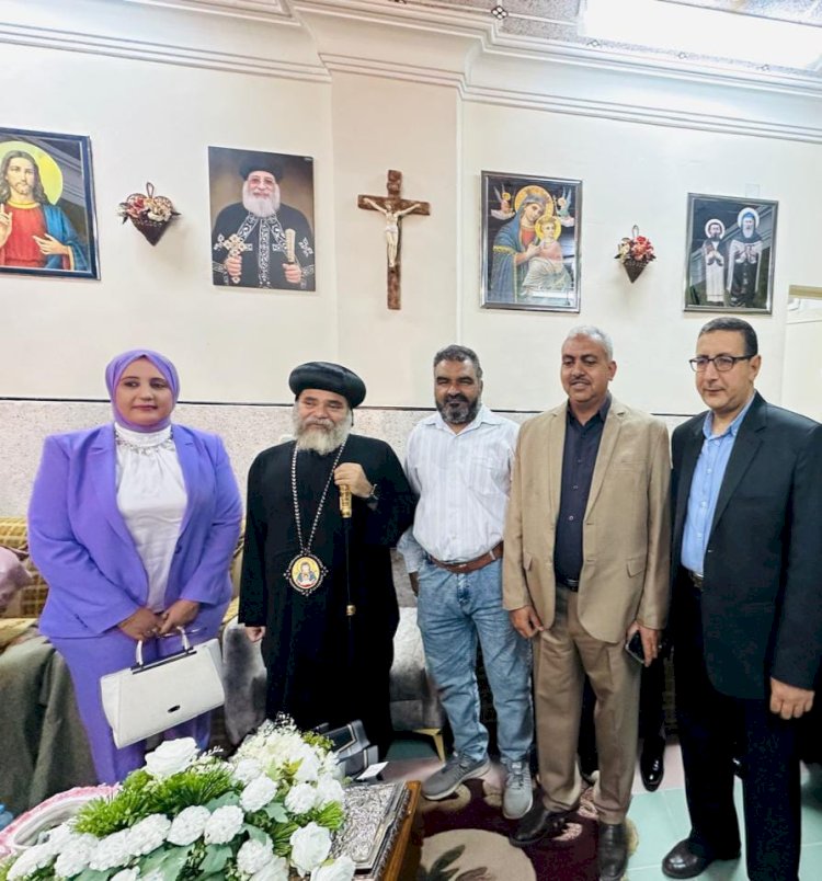 حزب الريادة بقنا يشارك الأخوة الأقباط الاحتفال بعيد القيامة المجيد