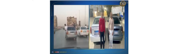 نكشف فيديو قيام قائدى سيارتين بآداء حركات إستعراضيةبموكب زفاف بالقاهرة