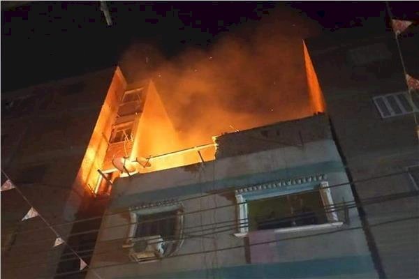 السيطرة على حريق بمنزل بسبب ماس كهربائي في المنيا
