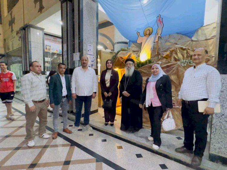 حزب الريادة بقنا يهنئ الأخوة الأقباط بدشنا بمناسبة عيد القيامة المجيد