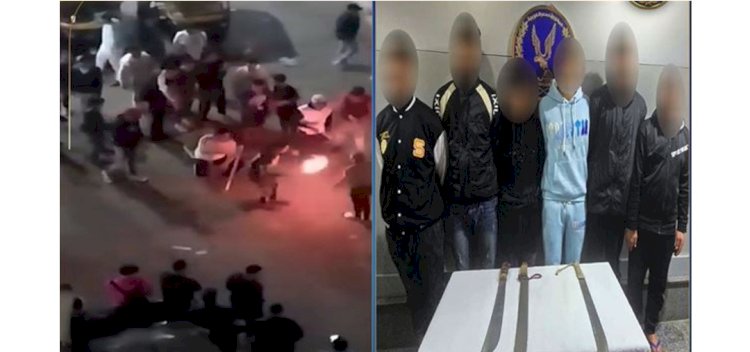 ضبط ناشري فيديو إشعال الألعاب النارية والرقص بأسلحة بيضاء بالإسكندرية