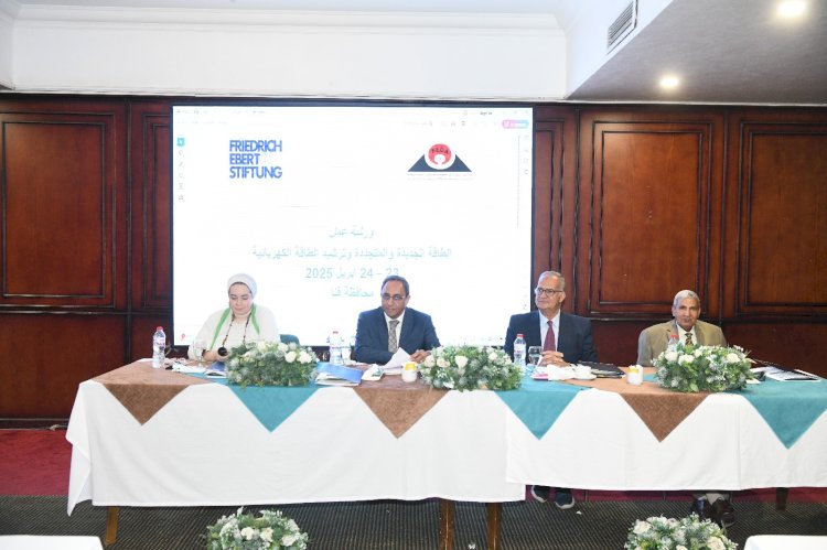 محافظ قنا يفتتح ورشة عمل حول الطاقة الجديدة والمتجددة وترشيد استهلاك الكهرباء