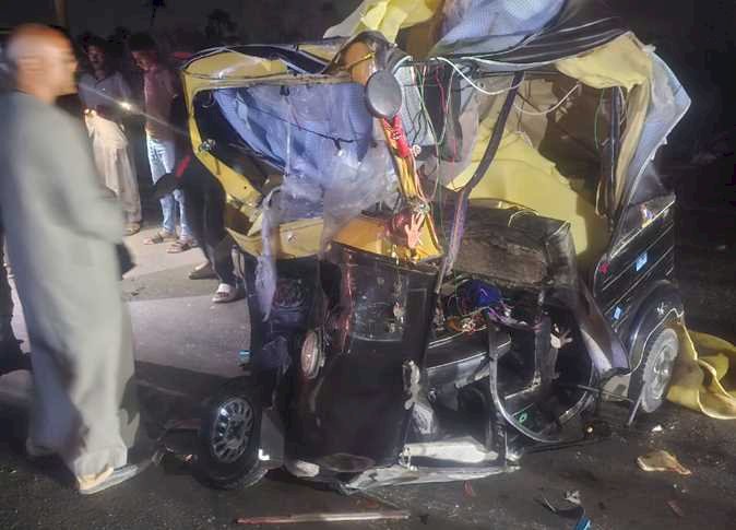 مصرع سائق في حادث تصادم مروع بالمنيا