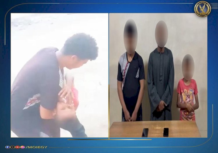 ضبط بطل فيديو اختطاف طفل لقتله على مقبرة آثرية بسوهاج