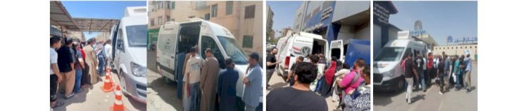 قوافل فنية مجهزة  لتقديم الخدمات الشرطية فى المحافظات